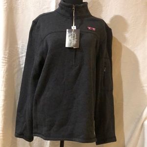 Simply Southern knit pullover, gray and black, size large, NWT